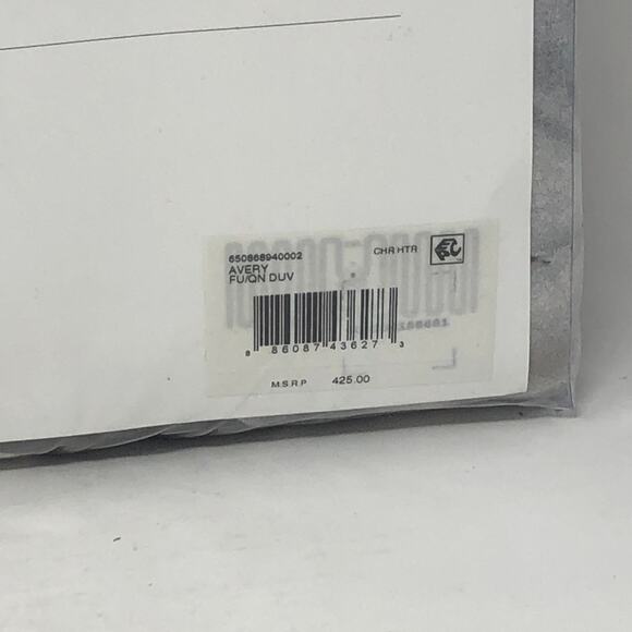 Ralph Lauren Avery Duvet Cover Full Queen Charcoal Gray Chrysanthemum Floral New - Picture 3 of 7